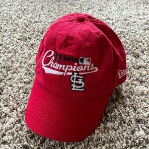 New Era St Louis Cardinals 2011 World Series Champions Hat One Size Adjustable
